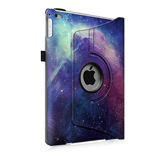 Fintie iPad Air 2 Hülle – 360 Grad Rotierend Stand Smart Cover Case Schutzhülle Tasche Etui mit Auto Schlaf / Wach Funktion für Apple iPad Air 2 / iPad 6, Die Galaxie - 7
