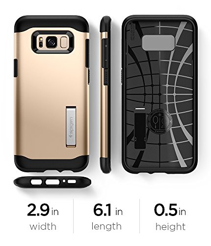 Spigen SGP Funda Slim Armor Champagne Gold para Galaxy S8 reviews Spigen SGP Funda Slim Armor Champagne Gold para Galaxy S8