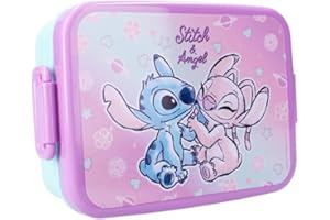 My sweety pop - Scatola per merenda - Pranzo box - Stitch - Per bambini - asilo - scuola - vacanze - pasto - 16 cm - per ragazza - blu - idea regalo