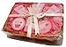 Creightons Squeeky Clean Pink Luxury Pamper Hamper - Organza Lined Basket - Cellophane & Ribbon Gift Wrapped