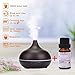 Produktbild ZEZKT-Home Aroma Diffuser 300ml Ultraschall Öl Diffusor Holzmaserung Luftbefeuchter Duftzerstäuber Humidifier Aromatherapie Diffusor Babies Kinder Haus Yoga Büro (300ml)