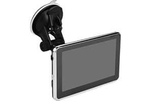 Yctze Navigateur GPS de Voiture, Écran Tactile de 5 Pouces, GPS Voiture, 256MB 8GB MP3 FM, Noir