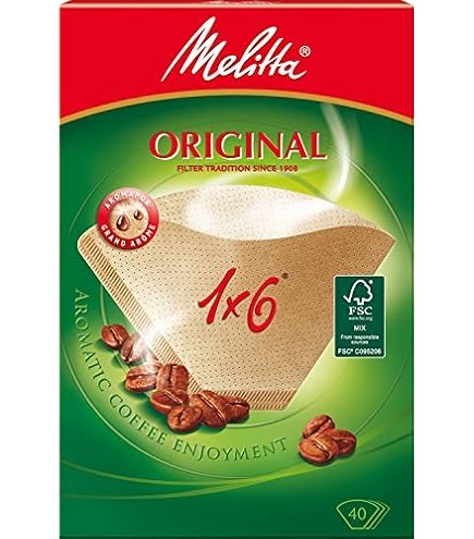 Filtres à Café Papier - 300 Pièces - Format Conique - Naturel Et Non Blanchis - Pour Machines à Café