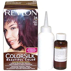 REVLON ColorSilk Beautiful Hair Color DEEP BURGUNDY (34) 130 ml