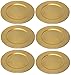 Produktbild Platzteller Dekoteller 6 Stück Ø 33 cm gold Kunststoff