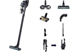 Samsung Miotła elektryczna VS20C852FTB/WA Jet 85 Premium, Moc 210W, Odkurzacz Bezprzewodowy, Do 60 Min Autonomii