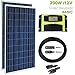 Produktbild WATTSTUNDE® 200W Solaranlage Solar Bausatz PV Set für Garten Wohnmobil 200 Watt Solarmodul und Laderegler