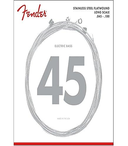 GHS Precision Flat Wound 3025 - Corde Per Basso Elettrico, Calibro 45-95, Flatwound Acciaio Inox - Foto 13