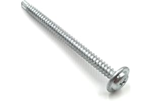 TRULY PVC LIMITED 4.8mm Rapierstar StarPVCU WSR Baypole Screw Waffer Head (200 Pack) - 70mm