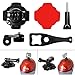 Produktbild Fantaseal® Action Kamera Helm Front Halterung Set ActionKameras Helmhalterung Actioncam Helmet Mount ActionKamera 360 Rotary Adhesive Mount für GoPro Hero5 Fronte-Helmhalterung GoPro Hero5 360 Grad Rotation Helmhalterung für GoPro Hero5 Black Action Kamera, Helm Seiten Halterung