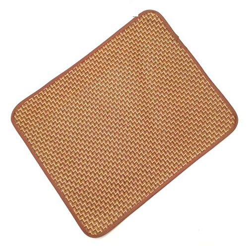 Preisvergleich Produktbild Haustier liefert Geschenk Doppelgebrauchs-Haustier-Matte, doppelseitiger Hundekatzen-Welpen-abkühlender Auflage-Kissen-kalter Sommer-Bett-Bambusmatte-Eis-Schlafen für Sommer u. Winter -65 * 45cm