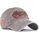 CheChury Cappellini con Visiera, Berretto Uomo Estivo Unisex Ricamato Cappello Vintage Hat Baseball Regolabile Hip Hop Casual