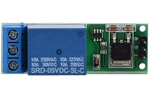 KEENSO Scheda di trigger a basso impulso, relè a ritenuta Mini 6-24V 60-70mA Modulo relè di blocco flip-flop Bistabile interruttore autobloccante Scheda di trigger a basso impulso