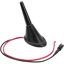 Kurz Stab Radio Dach Antenne 3,5cm Antennen Fuß Sockel Set RAKU
