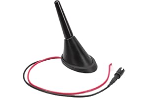 FanPaYY Adattatore antenna corta universale, 3 cm antenna base presa amplificatore 16V Set Fit Veicoli Generali