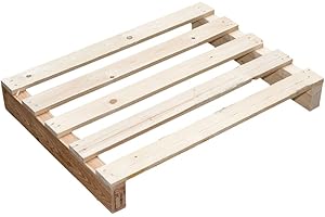 WERTPACK Einwegpaletten IPPC behandelt 5 Deckbretter Traglast 500 kg 600 x 800 mm, 1 Stück