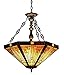 Produktbild Chloe Lighting CH33359MR22-UH3 Innes Tiffany-Style Mission 3-Light Inverted Ceiling Pendant with Fixture with 22-Inch Shade by Chloe Lighting