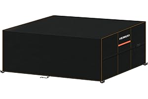 HEIMUNI Coperture per Mobili da Giardino 245x100x80cm Telo Copri Divano da Giardino Impermeabile Raggi UV Copridivano Esterno Copritavolo Esterno Telo Copri Tavolo Arredo Rettangolare