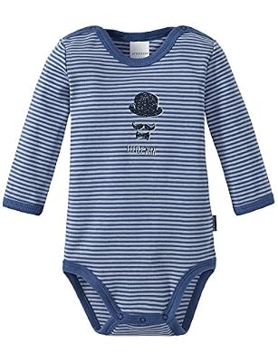 Schiesser 159112, Body Bébé Garçon, Bleu (800), 6 Mois