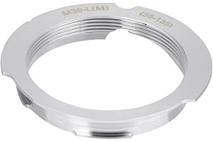 VBESTLIFE Adapter Ring für Kameraobjektivmontage, L (M39) -LM 35-135mm Adapterring für Leica M39 LSM LTM-Objektiv für Leica VM ZM Techart LM-EA7 für Leica LM, ZM VM, M-Mount-Kameras