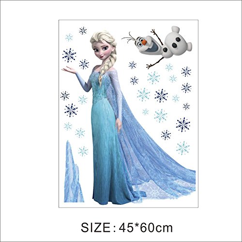 XXL Sticker Eiskönigin Frozen Elsa Olaf - 5