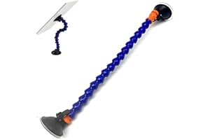 CIMVIDI Kit de Reparación de Abolladuras de Coche, Herramienta de Reparación de Abolladuras de Coche Desabollador de Doble Cabezal con Ventosa Detección de Abolladuras de Foso