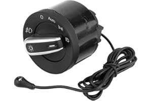 JIULAN Scheinwerfer-Steuerschalter, Yctze Auto Scheinwerferschalter Auto Scheinwerferschalter Sensor Nebelscheinwerferschalter lichtschalter touranlichtschalter vw sciroccokeenso scheinwerferschalter lichtse