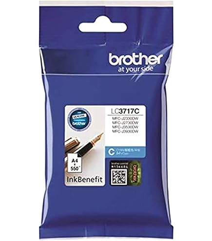 Brother Genuine Lc3717Bk High Yield Black Printer Ink