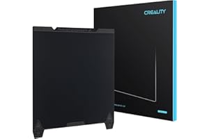 Creality Offizielle K1 Glatte PEI Bauplatte 235x235mm 3D Drucker PEI Blatt Flexible Federstahl Druckplattform für Ender 3S1,Ender 3 S1 Pro,Ender 5 S1,Ender 3 V3 SE/KE,CR-10SE (Keine magnetische Basis)