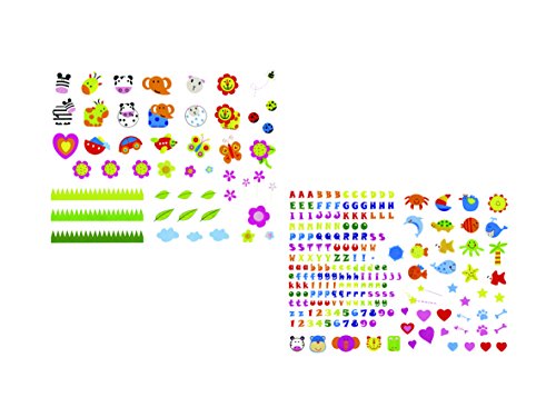 Doppelseitiges Bilderrahmen-Bastelset mit 250 g Modelliermasse und Stickern, 17,5 x 12 cm 94/2256 - 3