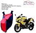 Autopearl Water Proof Red Blue Bike Body Cover With Mirror Pockets, Buckle Belt, Carry Bag For Bajaj Pulsar RS 200 (Free Size) RS.649.00