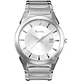 Bulova Classic Quartz Men's Watch, Stainless Steel, Silver-Tone
