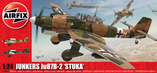Airfix A18002A Junkers Ju-87B Stuka 1:24 Scale Series 18 Plastic Model Kit