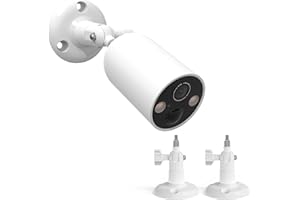 HOLACA Uchwyt ścienny kompatybilny z TP-Link Tapo C425/C460(KIT) (kamera nie wchodzi w zakres dostawy), 2 sztuki, biały