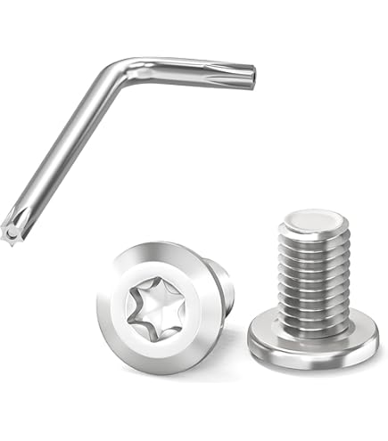 Viti A Testa Bombata Torx M5 - Set 100 Pz Acciaio 10.9 Nero Con Chiave T25 - Foto 7