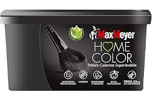 MAXMEYER PITTURA COLORATA SUPERLAVABILE HOME COLOR NERO 2,5L