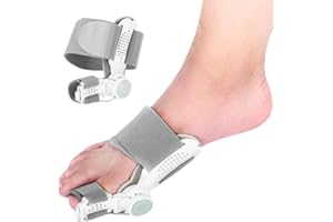 CLIUNT Corrector de Juanetes Ajustable, Enderezador Del Dedo Gordo Del Pie, Dedos Pie Corrector Juanetes, Para El Alivio De Juanetes Unisex