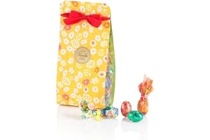 Venchi - Verpackung mit Schokoladen-Eiern, Gemischte Geschmäcker, Vollmilch, Zartbitter und mit "Piemont-Haselnüss" oder Pistazie, Glutenfrei, 231 gr, Ostern-Kollektion, Geschenkidee