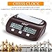 Produktbild leoboone Professionelle kompakte Digitale Schachuhr Countdown Down Timer elektronische Brettspiel Bonus Wettbewerb Master Turnier frei, schwarz