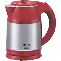 INALSA Electric Kettle WOW-1500W with 360° Cordless Base, Boil Dry Protection & Auto-Shut Off| Dual Finish Body…