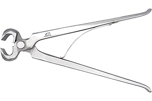 Equine Care Pince à sabots à ressort – Outils de marécherie en acier au chrome vanadium | Coupe-sabots de 10 po et 12 po avec poignée ergonomique pour poulains, poneys, chevaux miniatures, ânes