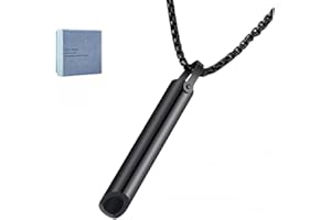 Zilynhom Collar de respiración, artículo de alivio de ansiedad para atención plena, meditación, yoga, respiración profunda, inhalador de aire, ayuda para dormir, relajarse, enfoque de cambios,