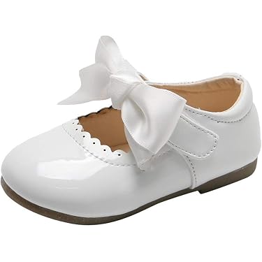 Scarpe Mary Jane Bambina In Pelle – Nero, Basse E Antiscivolo Per Matrimonio, Scuola E Cosplay