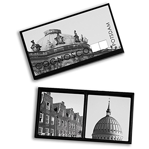Preisvergleich Produktbild Memo-Spiel - Potsdam. Mit eindrucksvollen Stadtfotografien - für Design- und Architekturliebhaber: Das ideale Geschenk oder Souvenir für Freunde der Potsdams. Für 2-5 Spieler, Spieldauer ca. 20 Minuten, enthält 15 Bilderpaare
