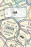  USA: Punktiertes Reisetagebuch Notizbuch oder Reise Notizheft Gepunktet - Reisen Journal für Männer und Frauen mit Punkten