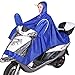 Produktbild Regen Jacke Dick Regenmantel Einzigen Motorrad Regenmantel Elektroauto Regenmantel Transparent GroßEn Hut Regen Poncho , Blue