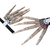 Gants Squelettes Halloween - Paire Os Doigts, Polyester, 33 Cm, Pour Déguisement Et Cosplay - 4
