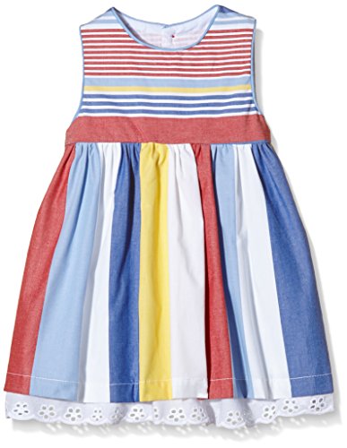 Pumpkin Patch Baby-Girls Stripe Striped Sleeveless Dress, Blue (Royal Blue), 0-3 Months