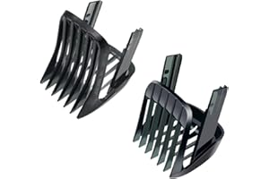 WuYan 2 peines para barba compatibles con Philips Hair Clipper HC3400 HC3410 HC3420 HC3422 HC3426 HC5410 HC5440 HC5442 HC5446 HC5447 HC5450 7452