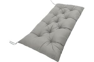 UWOBTN Cojín para Banco Terraza/Jardín/Interior/Exterior 90/100/110/120x50cm Cojines para Bancos 2/3 plazas 8 Grueso para Banco/Cocina/Sofa/Porche/Jardín/Terraza Muebles Cojín de Asiento(#2,110x50x8cm)